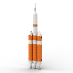 Mini Delta IV Heavy with Orion