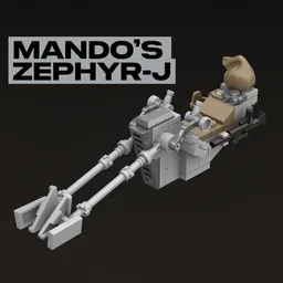 Mando’s Outer Rim Zephyr-J Speeder Bike