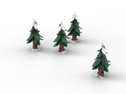 Wintery Pine Tree