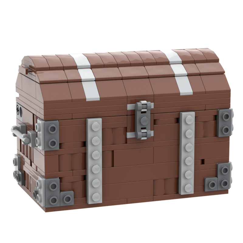 Lego Treasure Chest with hidden compartment and secret layer