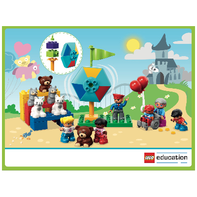 Lego Activity Card, Set 45024-1, Card 4 / [No Color/Any Color]