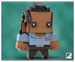Dispatch LEGO Brickheadz MOC ~ Roy (SDN worker)