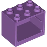 Cupboard 2 x 3 x 2 with Hollow Studs / Medium Lavender