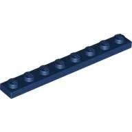 Plate 1 x 8 / Dark Blue