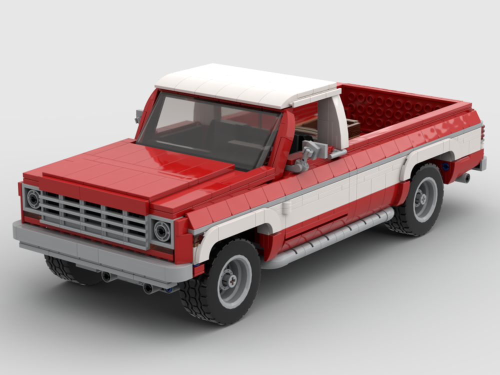 Lego Chevrolet K10 Silverado 1978 (red-white)