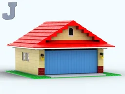 Two Car Garage with Door Opener