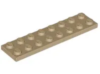 Plate 2 x 8 / Dark Tan
