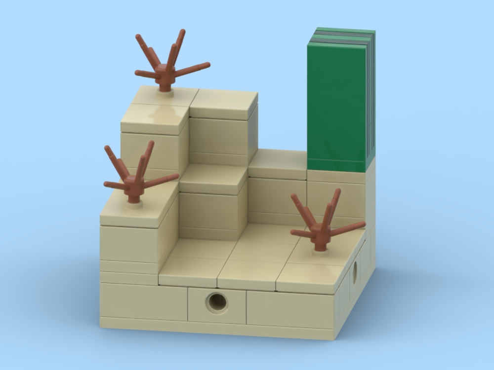 Lego Block-Accurate Series - 8x8 - Desert