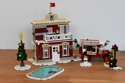 Winter Village House and FoodTruck 10263