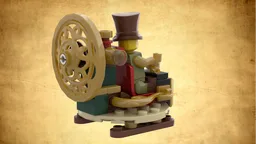 Steampunk Time Traveller, Time Machine MOC