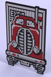 Truck - Flat Wall Mosaic