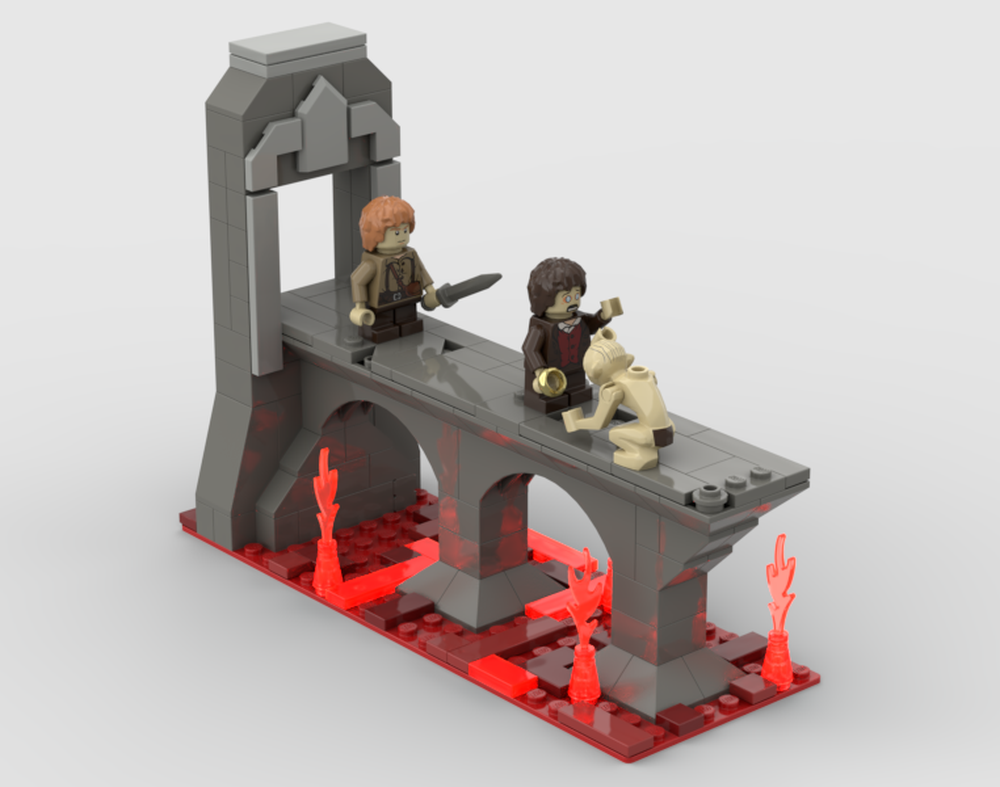 Lego Lord of the Rings Mount doom