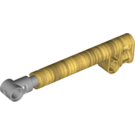 Lego Technic Shock Absorber 11L with Internal Spring, Light Bluish Gray Top