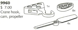 Crane Hook, Cam, Propellor