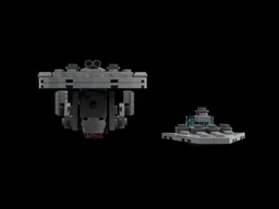 Mini Enterprise + Stardestroyer