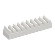 Technic Gear Rack 1 x 4 / White