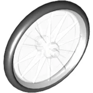 Wheel Bicycle, Fixed Black Tire