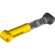 Lego Technic Shock Absorber 6.5L with Hard Spring, Tight Coil in Middle [Complete Assembly] / Yellow