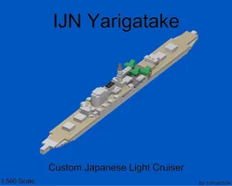1:560 Scale IJN yarigatake(Custom Japanese Heavy Cruiser)