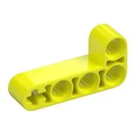 Technic Beam 2 x 4 L-Shape Thick / Vibrant Yellow