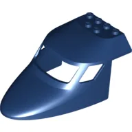 Aircraft Fuselage Curved Forward 6 x 10 Top / Dark Blue