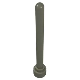 Antenna 1 x 4 with Rounded Top / Dark Gray
