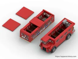 London Bus 6 Stud