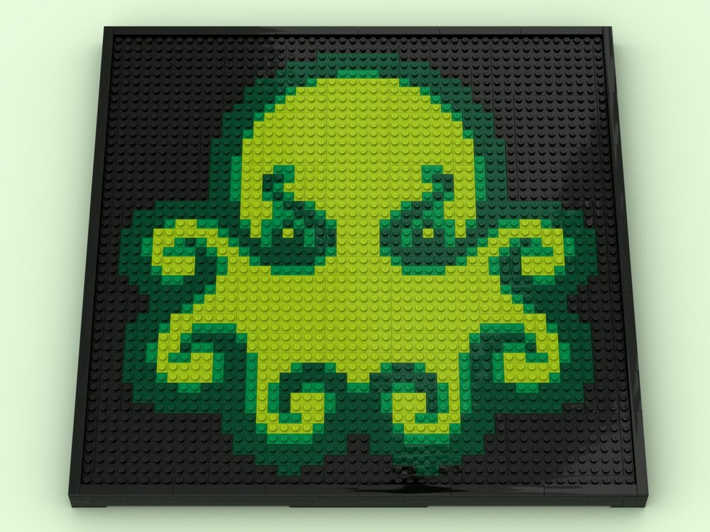 Lego Cthulhu Mosaic