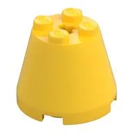 Cone 3 x 3 x 2 / Yellow