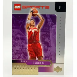Trading Card, NBA: Toni Kukoc, Milwaukee Bucks #7 (Gold Leaf) / [No Color/Any Color]