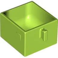 Duplo Drawer 2 x 2 with Pull Handle / Lime