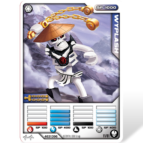 Lego Trading Card, Ninjago Deck #1: 11 - Wyplash - International Version / [No Color/Any Color]