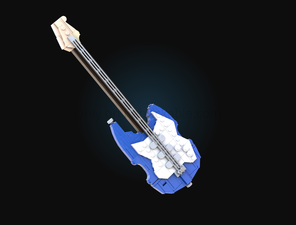 Lego Guitar - blue edition
