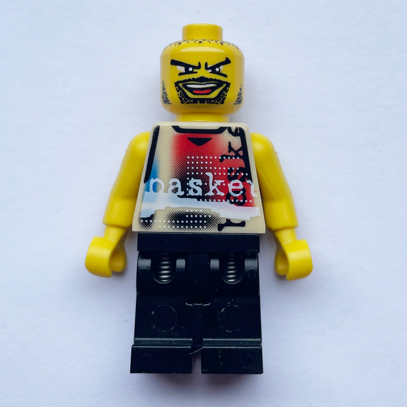 Lego Basketball Player, Tan Torso, Black Legs