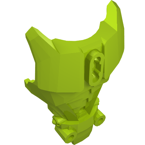 Lego Large Figure Torso Cover, Armor [Plain] / Lime