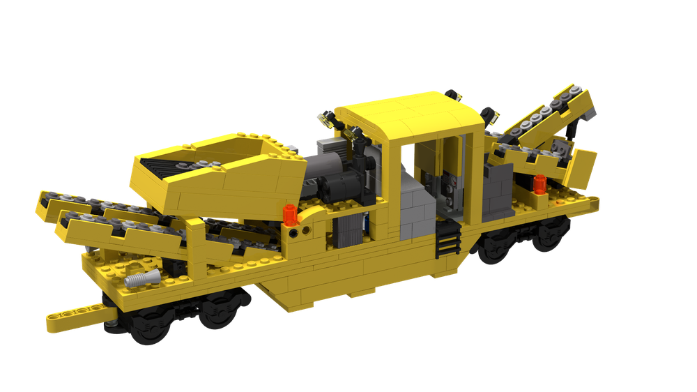 Lego Bettungsreinigungsmachine Mühlwagen