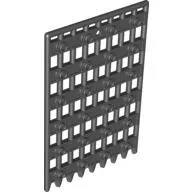 Door 1 x 8 x 12 Castle Gate (Portcullis) / Black