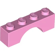 Brick Arch 1 x 4 / Bright Pink