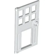 Door 1 x 4 x 6 with Pet Door / White