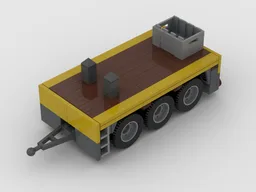 Balast trailer for crane