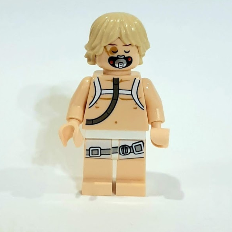 Lego Luke Skywalker, Bacta Tank Outfit, Tan Hair