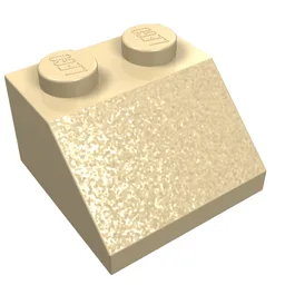 Brick Sloped 45° 2 x 2 / Tan