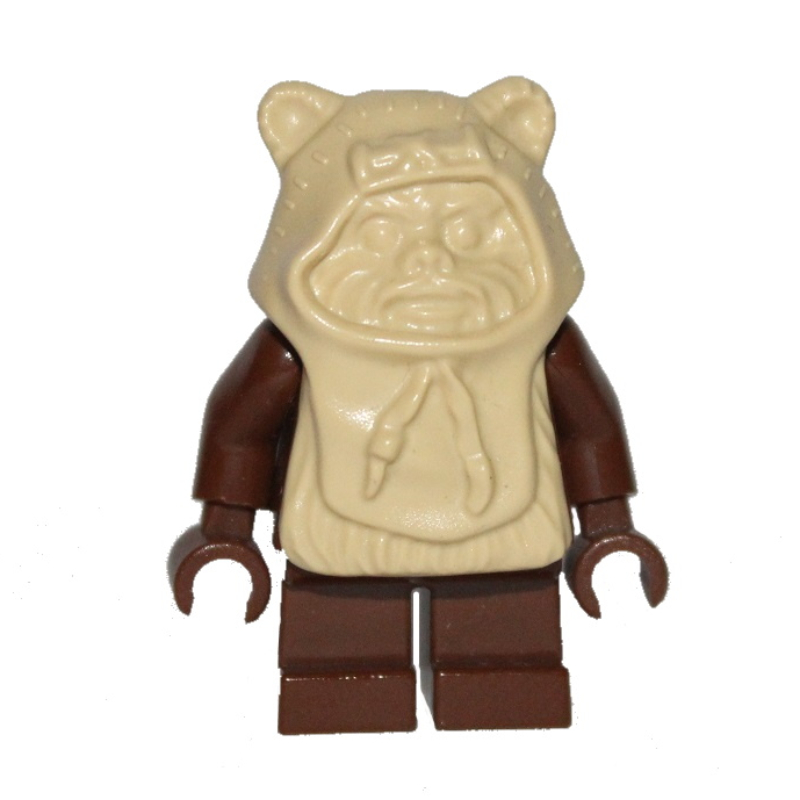 Lego Paploo, Ewok, Tan Hood with Tan Face