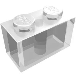 Brick 1 x 2 / Trans-Clear