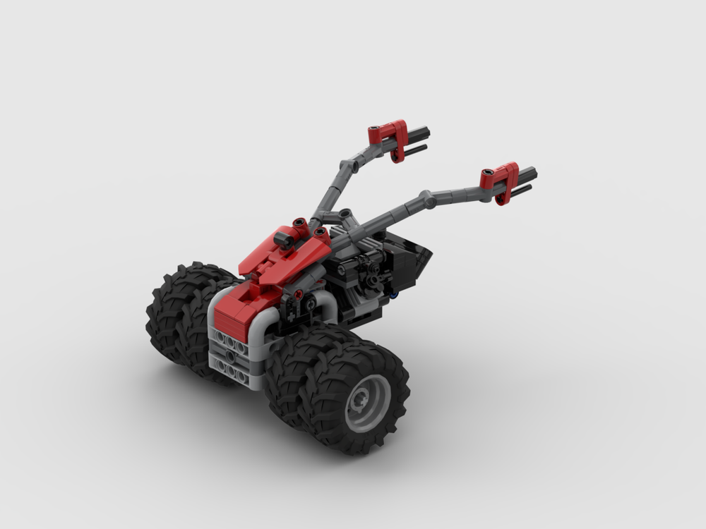 Lego Single-axle tractor with twin tires and PTO on/off
