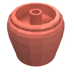 Belville / Scala, Equipment Flower Pot / Salmon