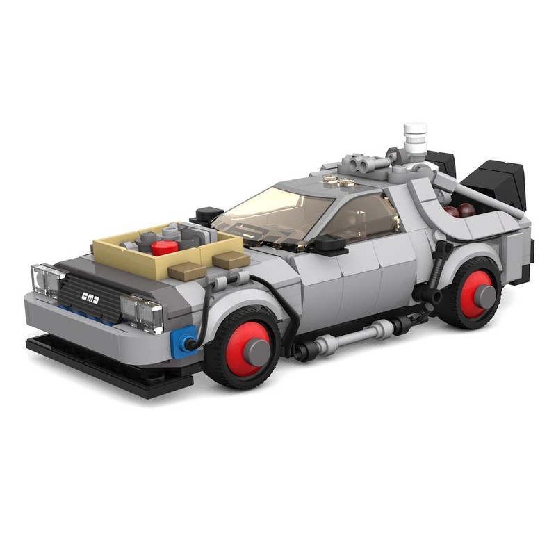 Lego DeLorean DMC-12 "BTTF" Part 3 - 8 stud wide Speed Champions style