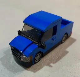 Small blue pickup