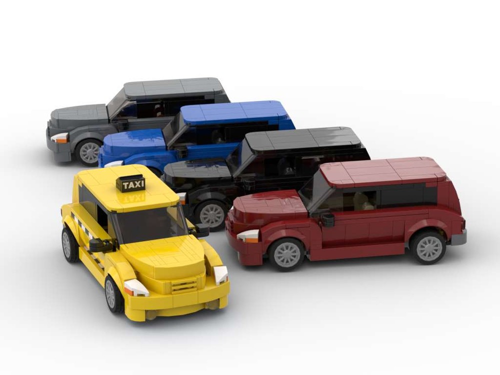 Lego Pentastar PT Cruiser - Set of Five Colors