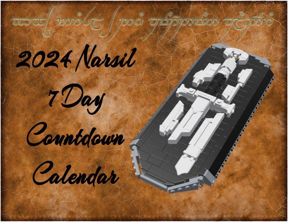 Lego 2024 Narsil 7 Day Countdown Calendar